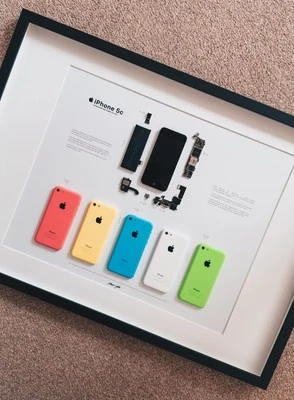 BespokeiPhone 5c | Wall Art | Unique gift for  lovers - Image 1 of 4
