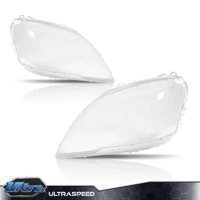 Cubierta de lente de luz de faro para Mercedes Benz Clase ML W164 2009-2011 izquierda y derecha Foto 1 de 4