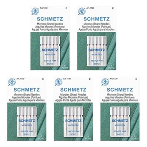 Microtex Sharp Sewing Machine Needles - Quilting & Topstitching Supplies, Siz... - Picture 1 of 7