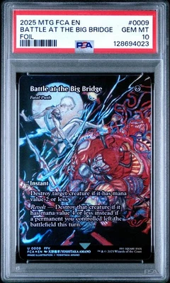 PSA 10 Battle at the Big Bridge 0009 Foil Borderless Showcase Final Fantasy MTG - Image 1 of 3