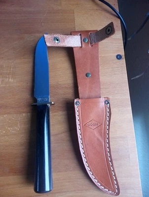 Schneidteufel Solingen Büffelhorn  Vintage Gürtelmesser, EDC, Outdoor Messer - Bild 1 von 4