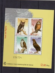MACAO / MACAU S/S BIRDS (1993)    MNH (**) - Picture 1 of 1