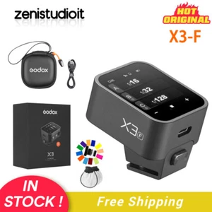 US Godox X3-F X3F 2.4G TTL HSS Camera Flash Light Trigger Transmitter For Fuji - Picture 1 of 14
