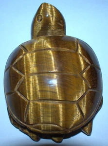 Tiger Eye Sea Turtle 3.52"/309 Grams - Picture 1 of 5