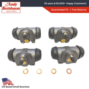 For 1933-1934 Plymouth Front & Rear Wheel Drum Brake Cylinder Set Of 4 - Picture 1 of 4
