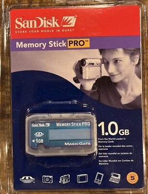 SanDisk 1 GB Memory Stick Pro (SDMSV-1024-A10) - Image 1 of 3