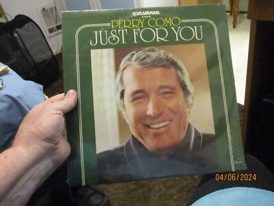 Perry Como 1975 Collector LP New Sealed "Just For You" Sylvania - Image 1 of 2