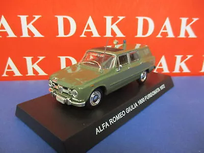 Die cast 1/43 Modellino Auto Carabinieri Alfa Romeo Giulia 1600 Super Furgonata - Immagine 1 di 3