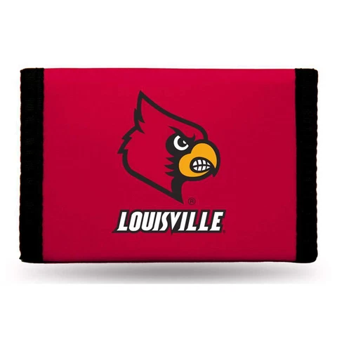 Louisville Cardinals Nylon Tri-Fold Wallet Cover