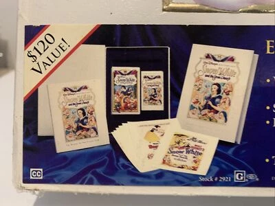 DISNEY SNOW WHITE & THE SEVEN DWARFS  EXCLUSIVE DELUXE EDITION VHS SEALED - Image 1 of 4