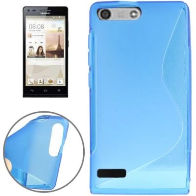 Custodia Protettiva Per Huawei Ascend P7 Mini Blu - Immagine 1 di 4