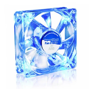 AABCOOLING SUPER SILENT FAN 8 BLAU LED - LEISE und Effizient 80mm GEHÄUSE LÜFTER - Bild 1 von 7