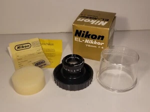 Nikon EL-Nikkor 75mm f/4 - Agrandissement Moyen Format - Picture 1 of 7
