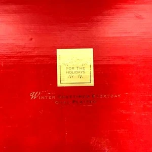Lenox for the Holidays Winter Greetings Everyday Cardinal 16.5"Oval Platter-NEW! - Picture 1 of 7