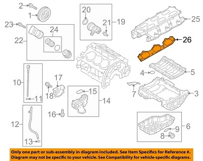 Junta colector de admisión piezas motor cupé HYUNDAI OEM 12-16 Genesis 284113C710 Foto 1 de 2
