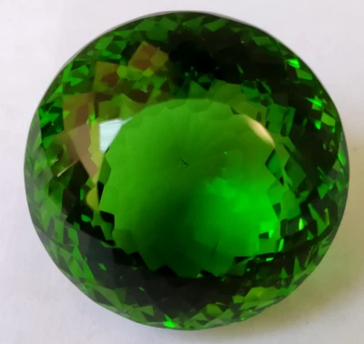 AAA+ 82.45 Ct. Large Green Moldavite Round Cut Loose Gemstone Gift for Women/Her - Image 1 of 4
