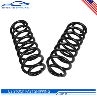 Pair Rear Coil Springs For Cadillac Escalade Chevrolet Avalanche Tahoe GMC - Image 1 of 4