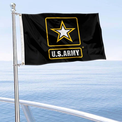 Army Black Knights Boat Yacht Nautical Flag Cover