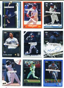 Padres, Tatis, Gwynn, Alomar, Paddock, Hedges, Rookie Lot #A 224 Card Lot - Picture 1 of 24