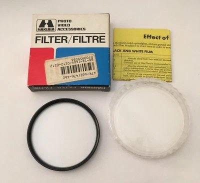 VINTAGE OLD NEW STOCK HAKUBA 67MM SKYLIGHT (1A) SCREW IN FILTER WITH BOX - Image 1 of 4