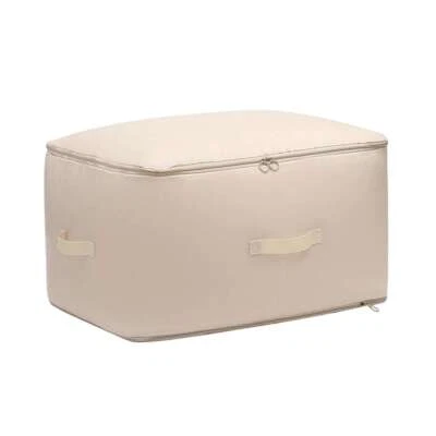 Bolsa organizadora de autocompresión ultra ahorro de espacio bolsas de almacenamiento con cremallera a prueba de polvo Foto 1 de 4