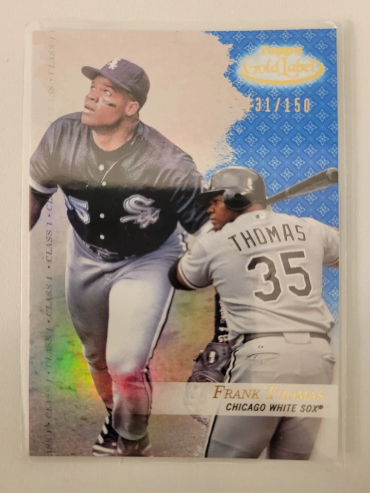 Frank Thomas Class 1 Blue 131/150 2017 Topps Gold Label Baseball - Image 1 of 1