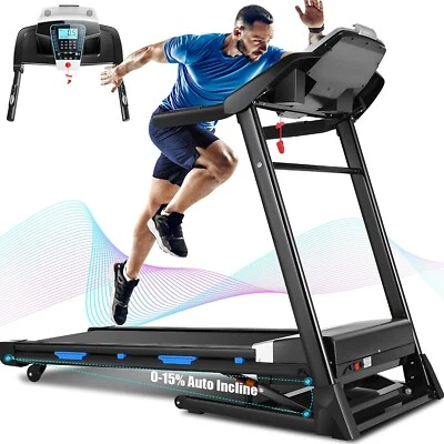 Cinta de Correr Plegable 3.25HP con Inclinación Automática Control Inteligente de Aplicación EE. UU. Foto 1 de 4