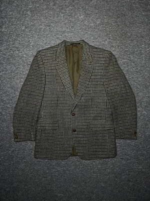 HARRIS TWEED RITEX Vintage Men's Blazer Jacket - Shepherd's Check - Size 50(L) - Image 1 of 4