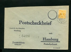 Bizone 1945 , 6Pfg. Am Sello En Postscheckbrief (#5416) - Imagen 1 de 1