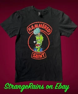 HAMMERED SAINT T-Shirt Unisex (S) PUNK ~ Salem Massachusetts Band - Bild 1 von 2
