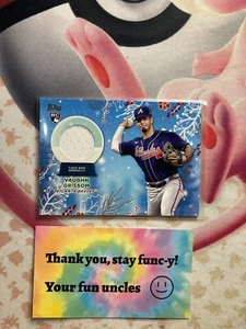 2023 TOPPS Baseball, Vaughn Grissom RC Relic Card (RC - VG) - Picture 1 of 2