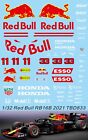 1/32 Decals X Slot Cars F1 Body Red Bull RB16B 2021 TB Decal TBD833
