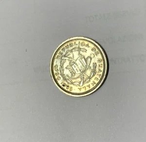 1955 GUATEMALA 10 CENTAVOS - ARGENTO 0,720 - Imagen 1 de 2