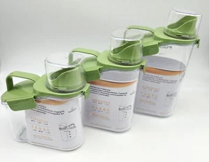 Luftdichter Vorratsbehälter mit Messbecher,Tragegriff | Frischhaltedose bis 2.5L - Bild 1 von 23
