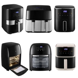 8-12L Single/Double Baskets Air Fryer Digital Heathy Cooker Kitchen Oven Low Fat - Picture 1 of 47