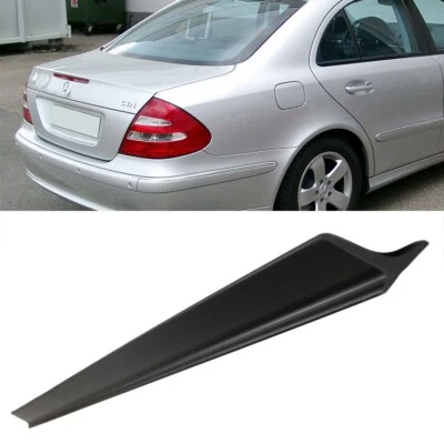 Unpainted Fit For Mercedes Benz W211 E-Class sedan L Look Rear Trunk Lip spoiler Foto 1 de 4