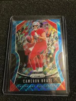 Cameron Brate *Blue wave* 2019 Panini Prizm #196/199 - Tampa Bay Buccaneers  - Image 1 of 2