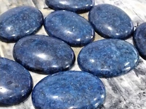 Natural Lapis Lazuli Cabachon, 40x30x7.5mm,Oval, 2 pieces, Free postage. Oz - Picture 1 of 2