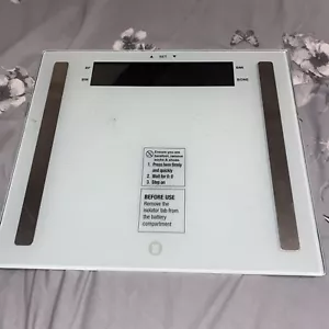 WeightWatchers WW Extra Wide Glass Bathroom Scale BMI Analyser - Picture 1 of 5