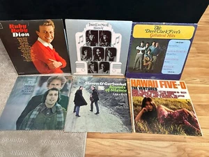 Six-Item OLDIES Rock 1960s era vinyl LP LOT 6 Records Simon & Garfunkel VENTURES - Picture 1 of 1