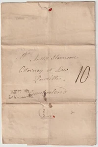 1797 (wmk) KIRKBY LONSDALE PMK LETTER JOHN WILLIS TO ANTHONY HARRISON PENRITH - Picture 1 of 2