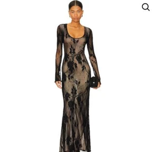 NBD Letina Maxi Dress in Black - Picture 1 of 6