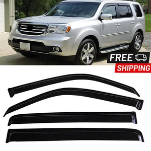 Para Honda Pilot JDM 2009-2015 Viseras de ventana Parasol Protector de lluvia - Imagen 1 de 12