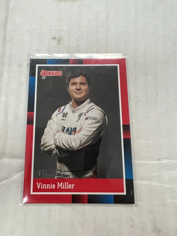 Vinnie Miller 2021 Donruss Racing Red Retro #190 #050/299 NrMt - Image 1 of 1