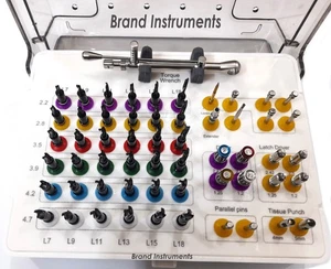 55 Pcs Fully Guided Drills Set Universal Dental Implant Guide & Positioning Kit - Picture 1 of 3