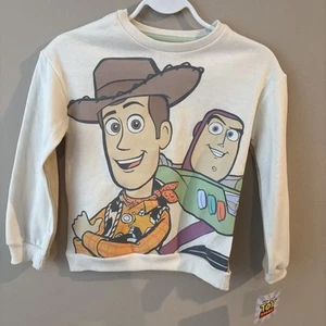 Disney Toy Story Fleece Woody & Buzz Sweatshirt Kids Youth Size 5/6 NEW - Picture 1 of 4