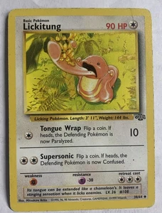 Lickitung Pokemon Card 90 HP Base? Set? Vintage? - Picture 1 of 2
