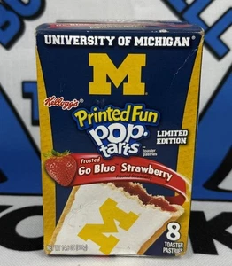 2012 UNIVERSITY OF MICHIGAN WOLVERINES GO BLUE STRAWBERRY POP TARTS Sammlerstück - Bild 1 von 6