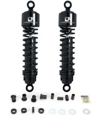 Progressive 412 Series Black 13" Heavy Duty Rear Shocks (412-4077B) - Image 1 of 2