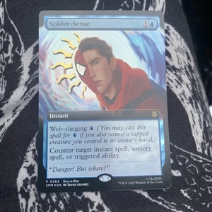 Spider-Sense MTG 0284 Spider-Man Buy-A-Box Promo Foil Alt Art Spiderman - Bild 1 von 5